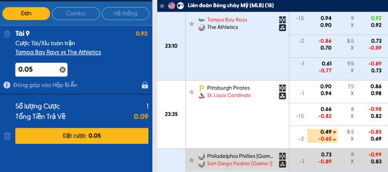 Bí quyết chọn kèo MLB chắc ăn tại Bk8